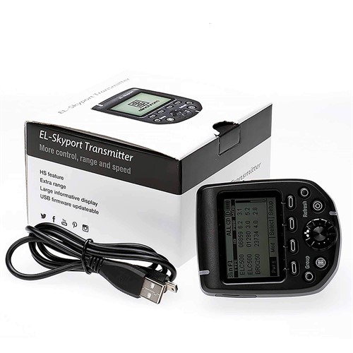 Delivered with USB Cable för mjukvaruuppdatering